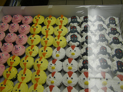 Beautifully decorated specialty occasion cake with fondant details